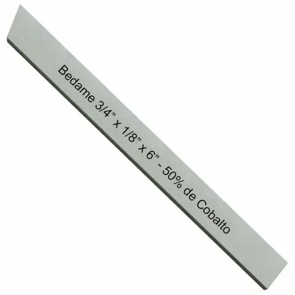 Encontraproduto.com.br - Bedame 3/4 X 1/8 X 6 50% Cobalto + Porta Bedame 3/4 - 2 Pçs