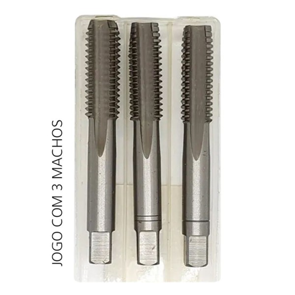Encontraproduto.com.br - Jogo De Macho - M4 X 0,7 + Desandador + Fluido De Corte