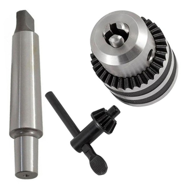 Encontraproduto.com.br - Kit Mandril Com Chave 1/2 B16 + Haste Cm4 B16