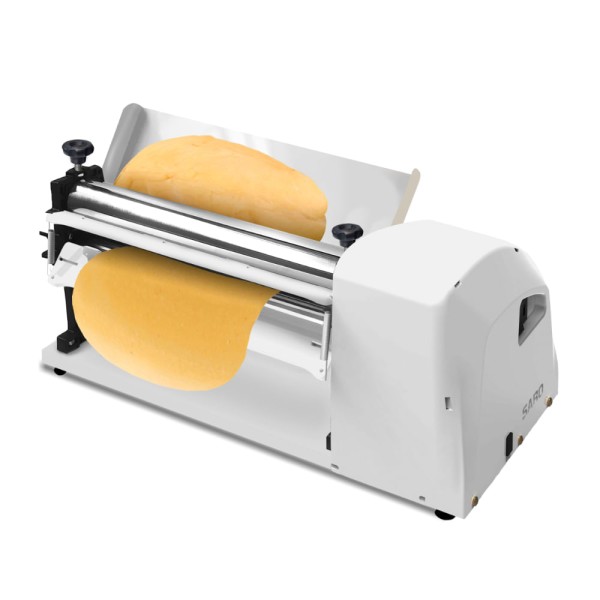 Encontraproduto.com.br - Cilindro de Massa Elétrico SARO CSC4011 Standard Cromado Antiaderente 40cm Inox e Aço 127V