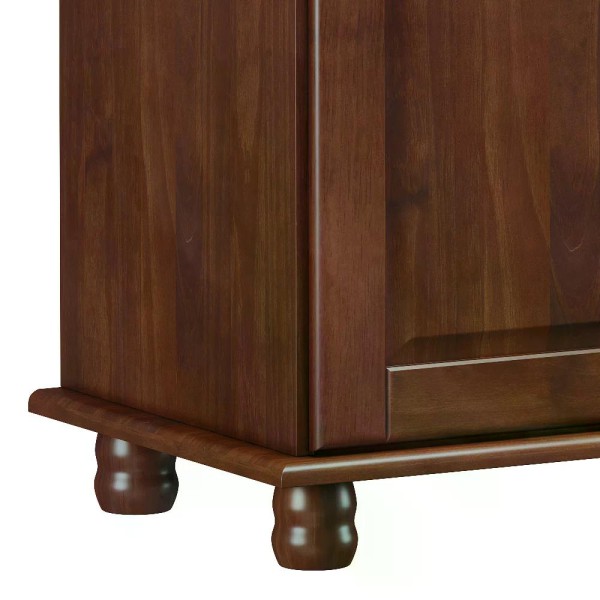 Encontraproduto.com.br - Cristaleira 8 Portas 8963 E Balcao 4 Portas 8929 Rubi FNT