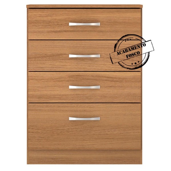 Encontraproduto.com.br - Comoda 04 Gavetas Astral Demobile