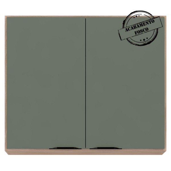 Encontraproduto.com.br - Armario Aereo 2 Pt 80Cm 94241 Avena Menta