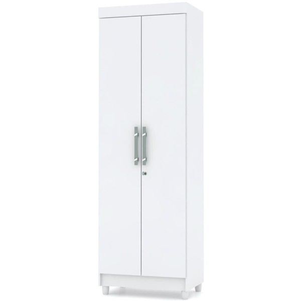 Encontraproduto.com.br - Armario Multiuso 02 Portas 10045 Branco Vlr Branco