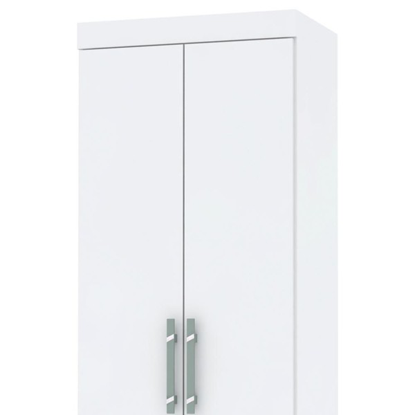Encontraproduto.com.br - Armario Multiuso 02 Portas 10045 Branco Vlr Branco