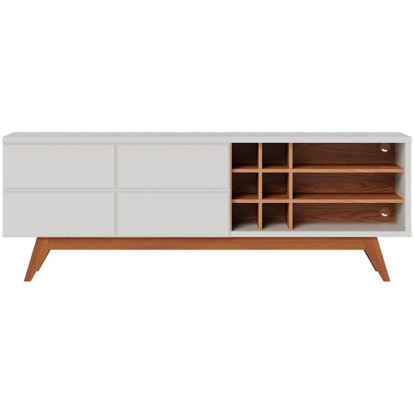 Encontraproduto.com.br - Bancada Rack Para TV 70 Polegadas Com Adega Noronha CLB