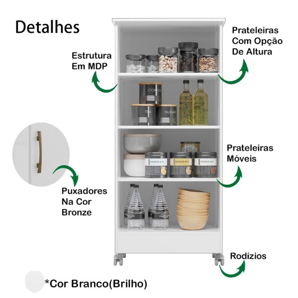 Encontraproduto.com.br - Armario Multiuso Com Porta 9960 Moval