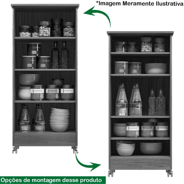 Encontraproduto.com.br - Armario Multiuso Com Porta 9960 Moval