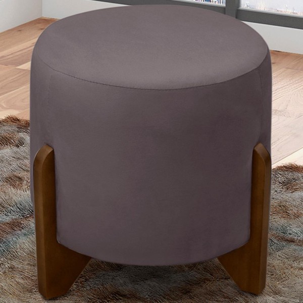 Encontraproduto.com.br - Puff Puf Para Sala Matte Veludo Sanch