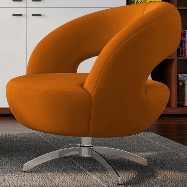 Encontraproduto.com.br - Poltrona Decorativa Base Giratoria Onix SL 942 Moll