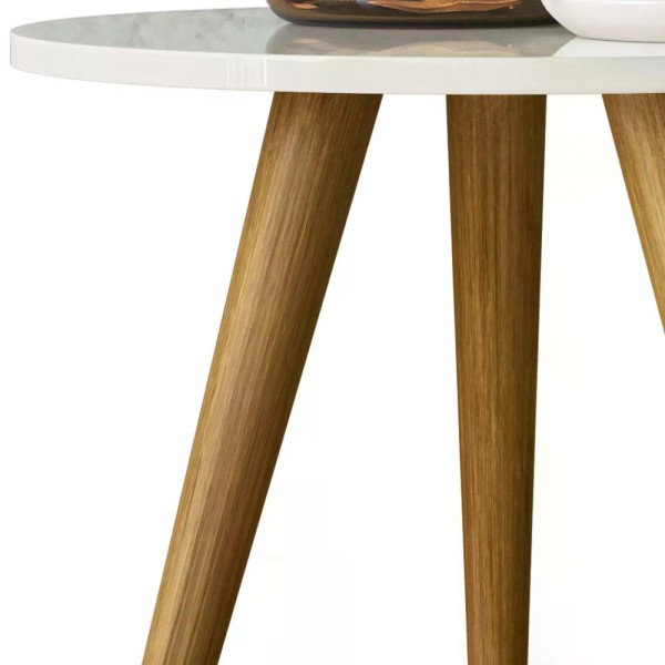 Encontraproduto.com.br - Conjunto 02 Mesas Laterais De Apoio MDF Dmad