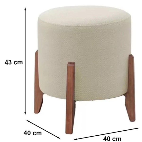 Encontraproduto.com.br - Puff Puf Sala Lhor Linho RM