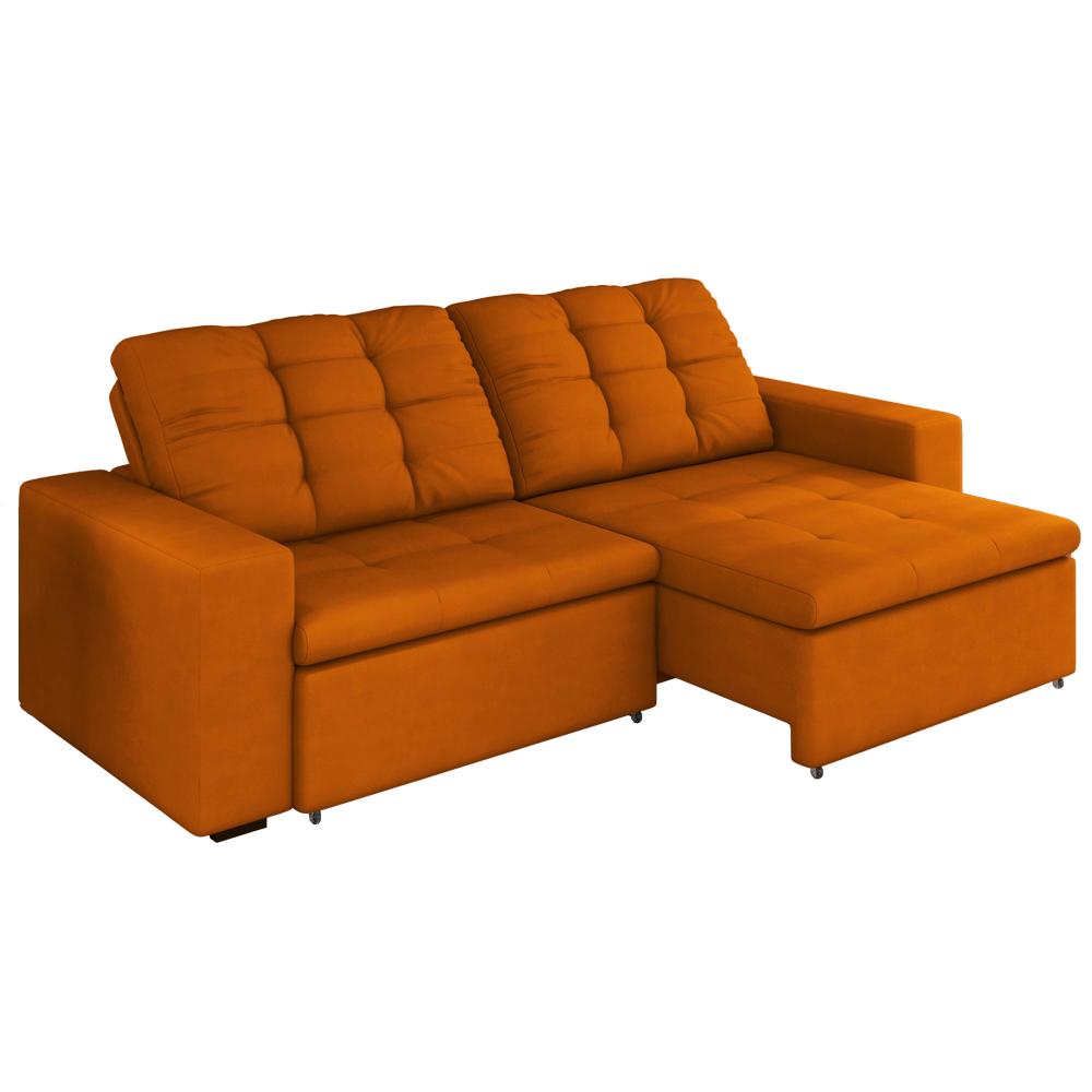 Sofa Retratil E Reclinavel 230 cm Max Veludo Moll