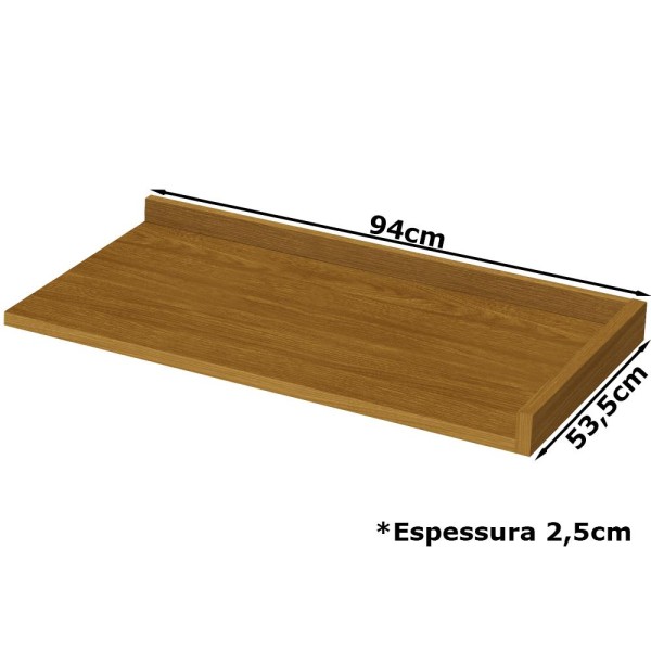 Encontraproduto.com.br - Tampo Para Balcao Canto Reto 94 cm MDF C906 Henn