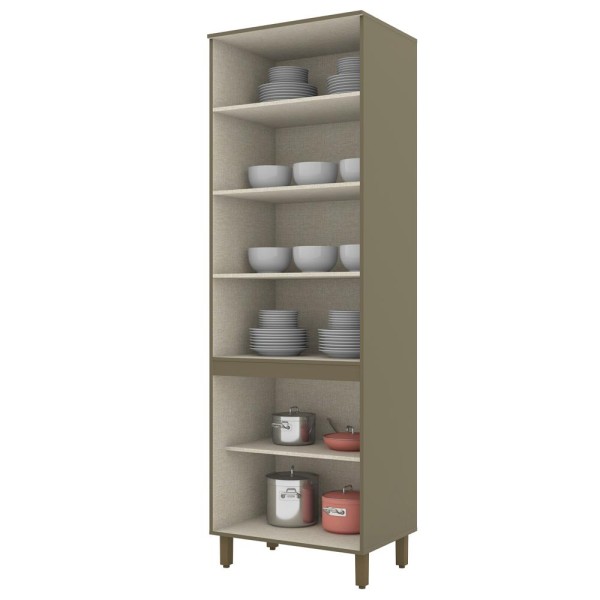 Encontraproduto.com.br - Cristaleira 4 Portas MDF Evy CI71 Henn
