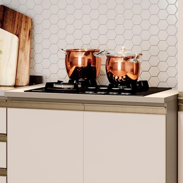 Encontraproduto.com.br - Tampo De Balcao Para Cooktop 80 cm MDF C908 Henn