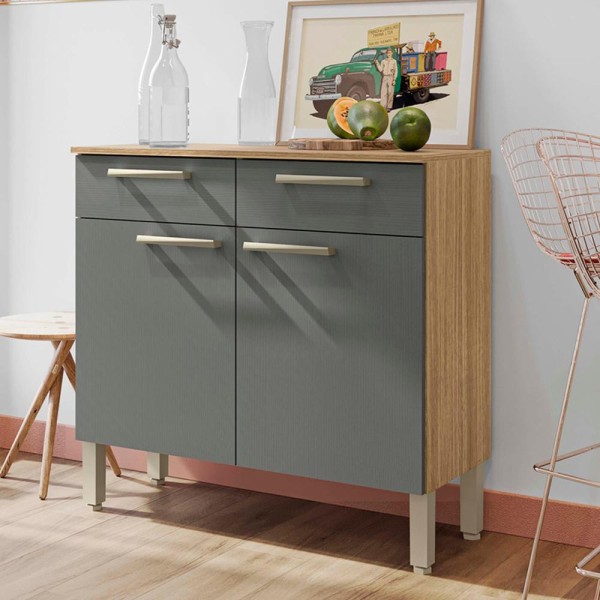 Encontraproduto.com.br - Balcao Com Tampo 91cm 2 Portas 2934 KTP