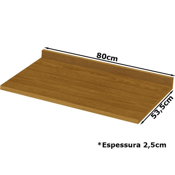 Encontraproduto.com.br - Tampo Para Balcao 80 cm MDF C904 Nature Henn