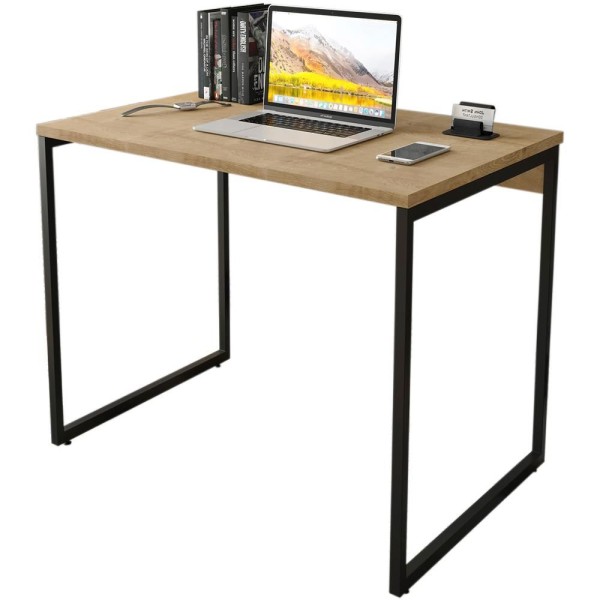 Encontraproduto.com.br - Mesa Para Escritorio Estilo Industrial 90x75 cm 133160 Mobel