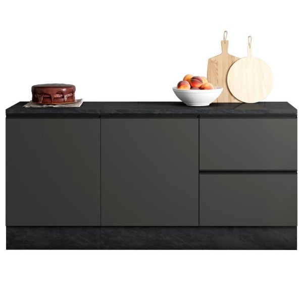 Encontraproduto.com.br - Kit 02 Balcoes Com Tampo 178CM 12539x12550 PLN