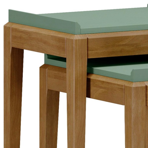 Encontraproduto.com.br - Conjunto Sala de Estar 5 Pç MDF/Madeira Milao 3 FNT