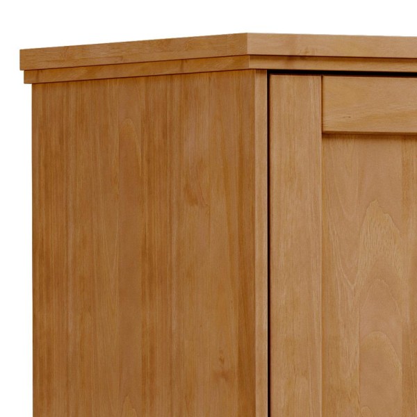 Encontraproduto.com.br - Guarda Roupa 4 Portas Bipartido Com Espelho MDF/Madeira Maciça 2803 Prata FNT