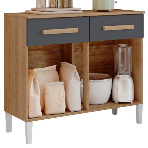 Encontraproduto.com.br - Balcao Com Tampo 90cm 2012151 ARMoveis
