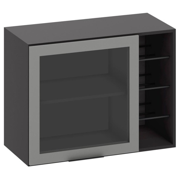 Encontraproduto.com.br - Armario Aereo Porta De Vidro E Adega 80CM 12540 PLN