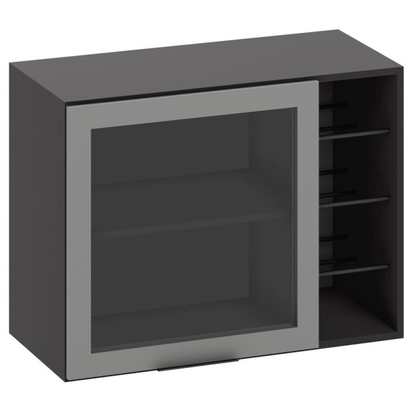 Encontraproduto.com.br - Armario Aereo Porta De Vidro E Adega 80CM 12540 PLN