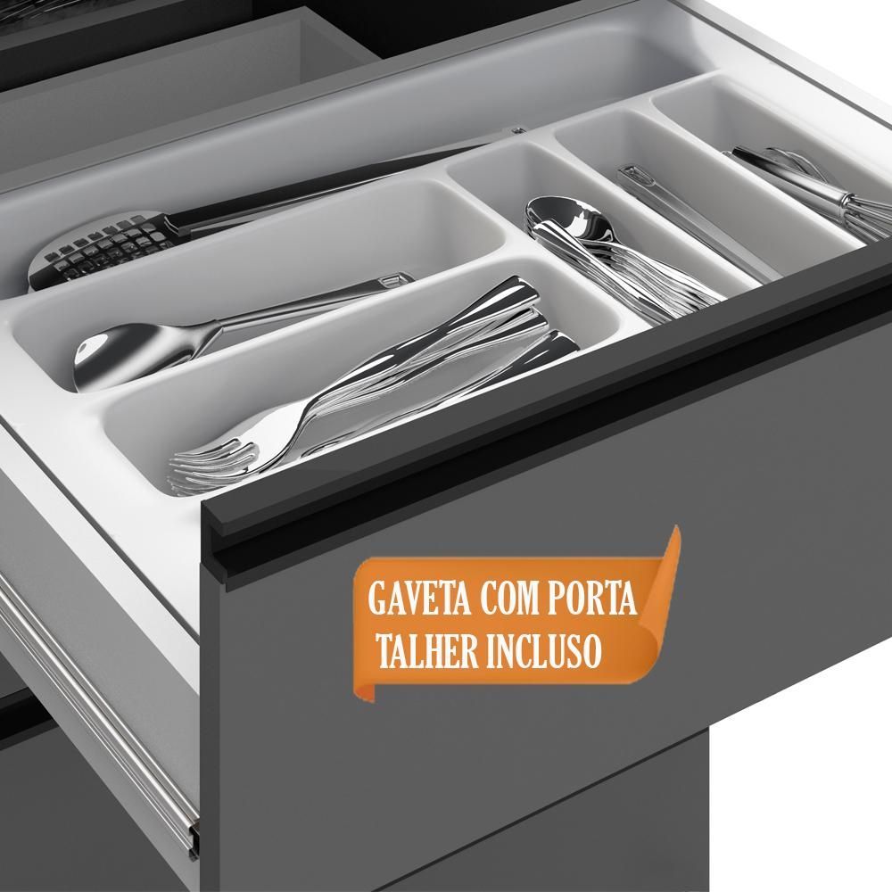 Encontraproduto.com.br - Balcao 4 Gavetas Com Telescopicas 120CM 12592 PLN