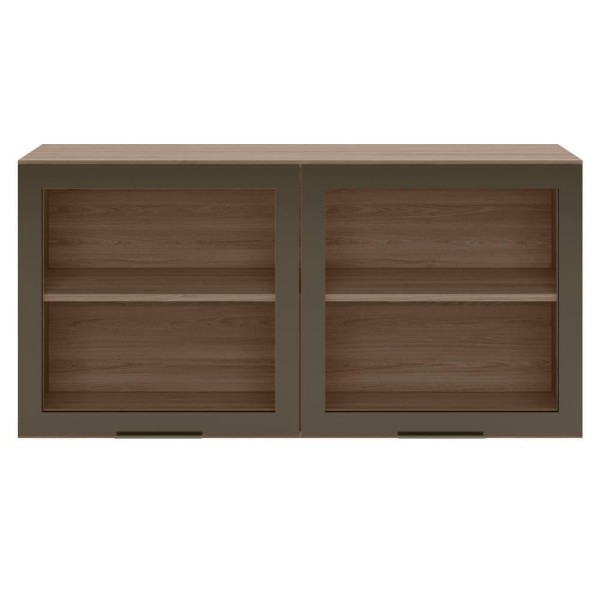 Encontraproduto.com.br - Armario Aereo 2 PT De Vidro 120CM 12545 PLN