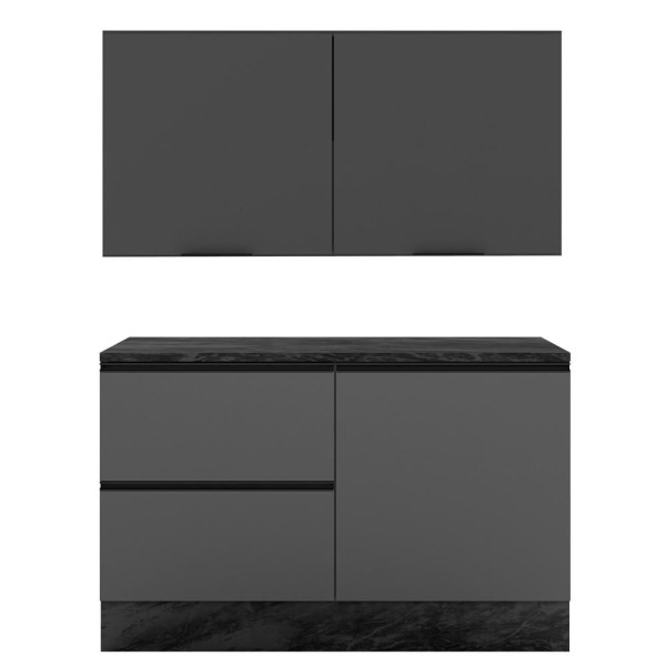 Encontraproduto.com.br - Armario Aereo e Balcao Com Tampo 12544x12550 PLN