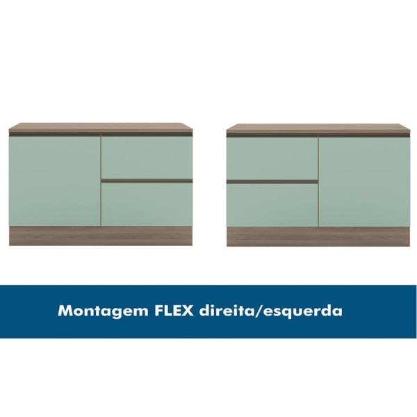 Encontraproduto.com.br - Armario Aereo e Balcao Com Tampo 12544x12550 PLN