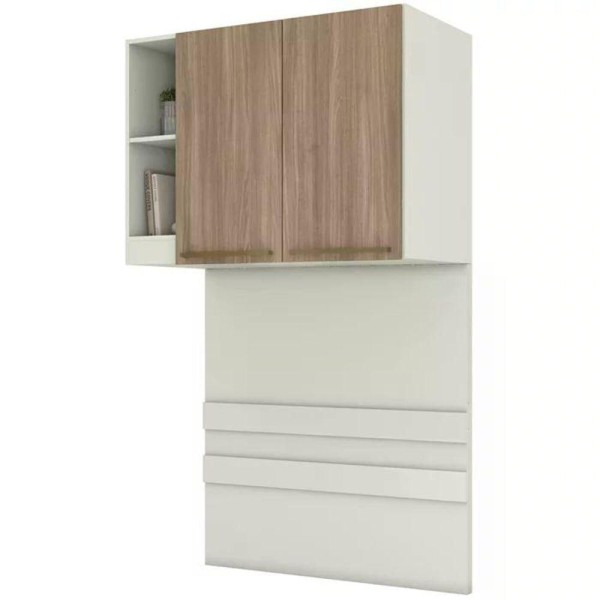 Encontraproduto.com.br - Ponte Solteiro Modulada Mdf 2 Pt Dileto Areia Jequitiba