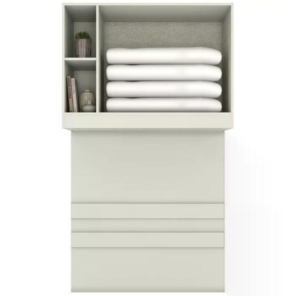 Encontraproduto.com.br - Ponte Solteiro Modulada Mdf 2 Pt Dileto Areia Jequitiba