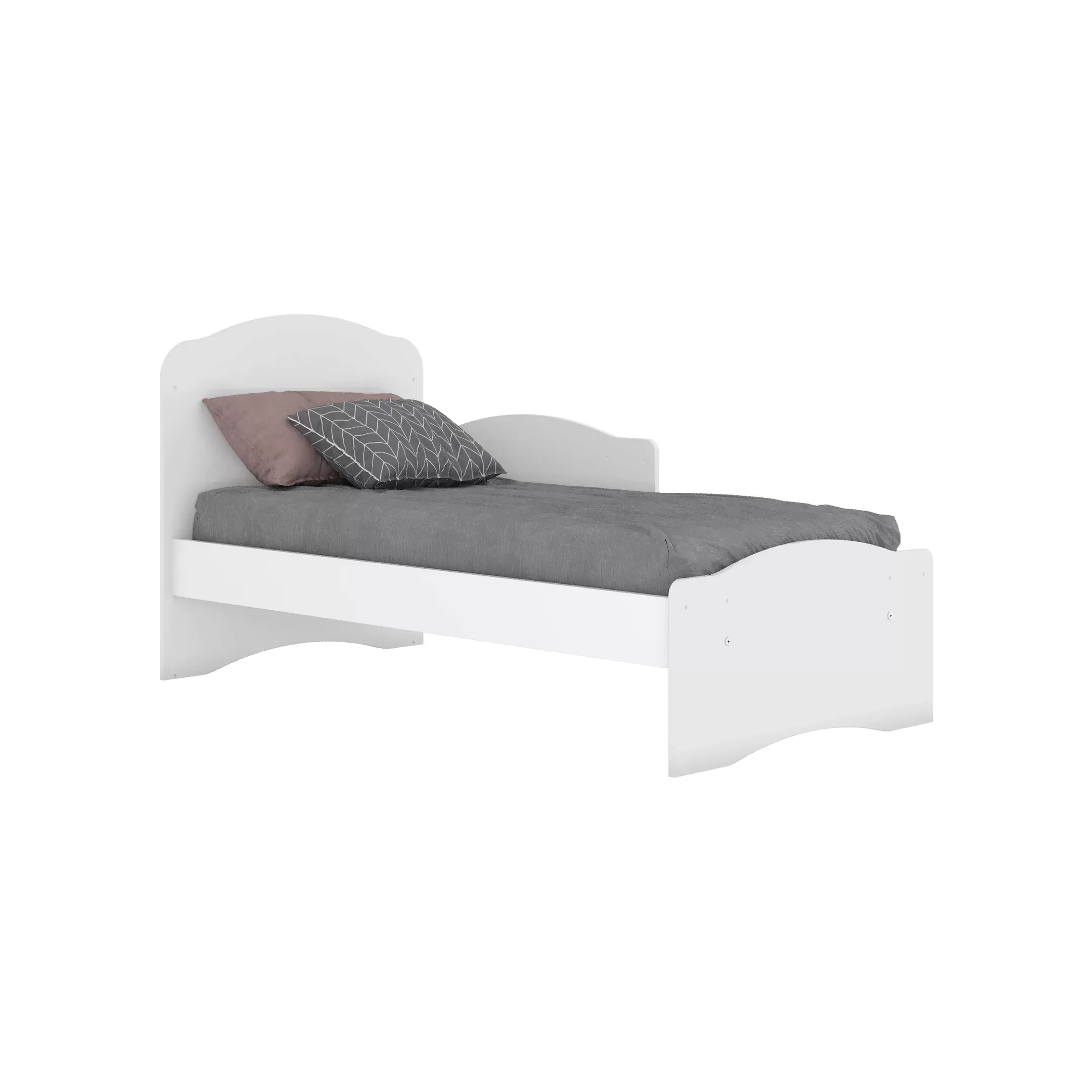 Encontraproduto.com.br - Quarto de Bebê com Guarda-Roupa 3 Portas Cômoda e Berço Faz de Conta Espresso Móveis Branco