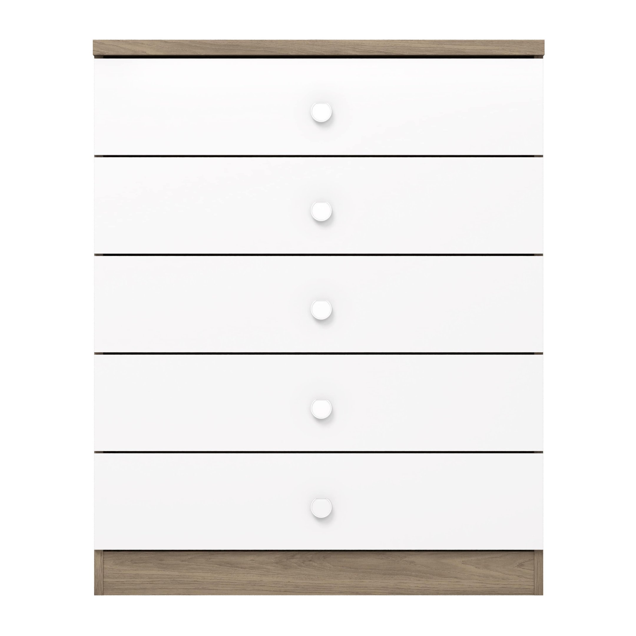 Encontraproduto.com.br - Quarto de Bebê com Guarda Roupa 3 Portas Cômoda e Berço Faz de Conta Espresso Móveis Branco/Rústico