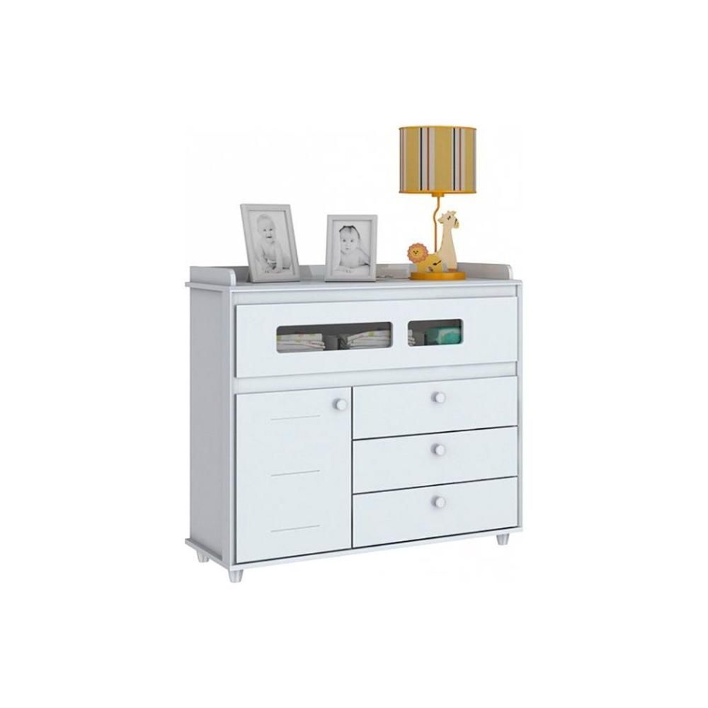 Encontraproduto.com.br - Mesa de Jantar Henn Natalí com 6 Cadeiras Milla - Nature/Off White/Linho
