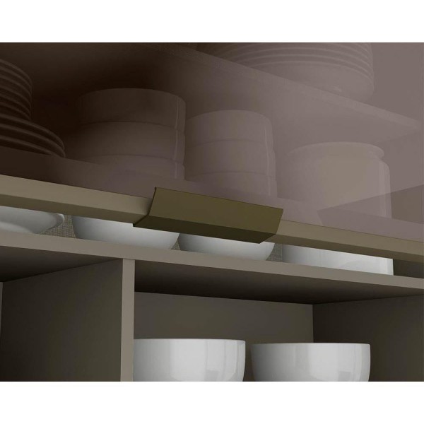 Encontraproduto.com.br - Cozinha Completa Connect 13 Peças (4Aéreos+4Balcões+1Paneleiro+4Complementos) C6P06 Off White - Henn