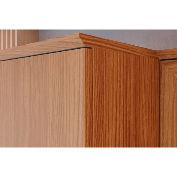 Encontraproduto.com.br - Cozinha Completa Requinte 20 Peças (6 Aéreos + 6 Balcões + 2 Paneleiros + 6 Complementos) Cz109 Nature-nature-areia - Henn