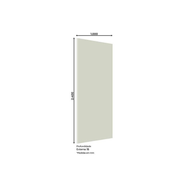 Encontraproduto.com.br - Multiuso de Cozinha Painel Fechamento Acabamento 100x240x2,5cm Duna - Henn