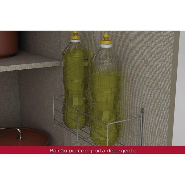 Encontraproduto.com.br - Cozinha Completa Connect ( Armários Balcões Paneleiros Complementos) Duna/cristalHenn
