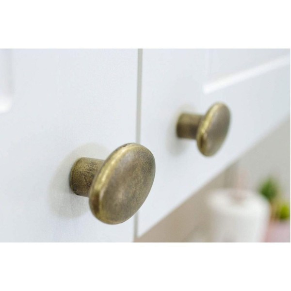 Encontraproduto.com.br - Cozinha Henn Americana 14Pçs (3 Armários + 4 Balcões + 1 Paneleiro + 6 Complementos) C14p01 Branco