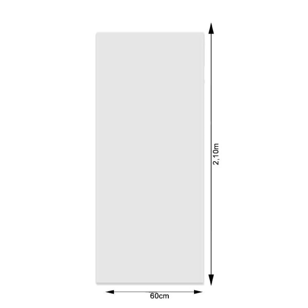 Encontraproduto.com.br - Porta Lisa Alamo Primer com Fundo Branco para Pintura 60x210cm