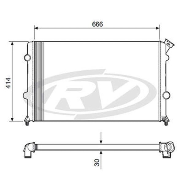 Radiador Visconde 12561