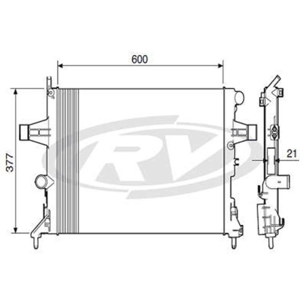 Encontraproduto.com.br - Radiador Visconde 12575