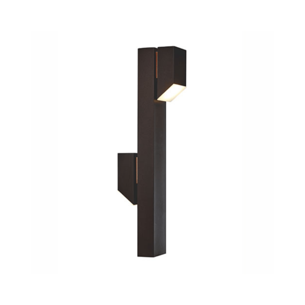 Encontraproduto.com.br - Poste Balizador Retangular LED 5W 2700K Luz Neutra IP65 Preto Fosco Zappa Bivolt BL40702PF Bella Luce