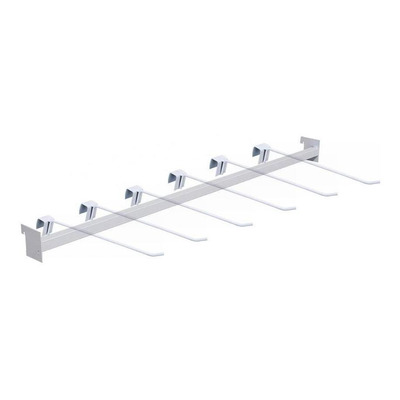 Encontraproduto.com.br - Régua Para Gondola 91cm + 6 Ganchos Simples - Sa Gondolas