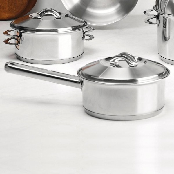 Encontraproduto.com.br - Conjunto De Panelas Solar 16cm 1,4l Com 36 Talheres Laguna E 5 Utensílios Inox Extrata Tramontina