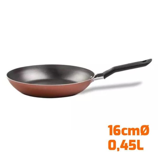 Encontraproduto.com.br - Frigideira Alumínio Antiaderente 0,45 Brinox Com Espátula Frigideira Tramontina